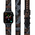  Ремешок Lyambda Meridiana (LWA-01-40-BKP) для Apple Watch 38/40 mm Black/White 