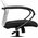  Кресло Бюрократ CH-607 TW-02 (CH-607/LGrey) сетка/ткань светло-серый сиденье черный 