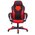  Кресло Zombie Game 17 Red текстиль/эко.кожа черный/красный 