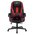  Кресло Zombie 9 Red текстиль/эко.кожа черный/красный 