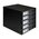  Корзина для HDD ExeGate HS535-12G EX289284RUS (универсальная, на 5*3,5" SATA3/12G SAS HDD, занимает 3*5,25" отсека, RTL) 