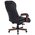  Кресло Бюрократ T-9926Walnut/Black кожа черный 