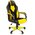  Кресло Chairman Game 17 (7028515) экопремиум черный/желтый 