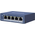  Коммутатор Hikvision (DS-3E0505P-E) 1x100Mb 4G 4PoE+ 60W неуправляемый 