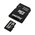  Карта памяти SMARTBUY (SB128GBSDCL10-01) MicroSDXC 128GB Class10 UHS-I U1 + адаптер 