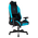  Кресло Knight Neon LBlue черный/голубой 