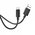  Дата-кабель HOCO X88 Gratified charging data cable for Micro (черный) 