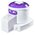  Мороженица-йогуртница Kitfort КТ-4056 1000мл. белый/фиолетовый 