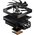  Кулер Jonsbo hx6200d (CL_JB_HX6200D Black) для Socket/115x/1200/1700/AM4, 120мм, 1800rpm, 29.7 дБ, 180Вт, 4-pin PWM, Al+Cu, Black 