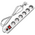  Сетевой фильтр UNIVersal 967U-3010 6х10м 10А IP20 ПВС 3х0.75 белый 