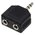  Кабель Vcom VAD7847 Переходник разветвитель аудио 3.5 Jack (M) - 2x3.5 Jack (F), стерео 