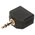  Кабель Vcom VAD7847 Переходник разветвитель аудио 3.5 Jack (M) - 2x3.5 Jack (F), стерео 
