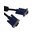  Кабель VCom VVG6448-3M(O) монитор-SVGA card (15M-15M) 3.0м 2 фильтра 