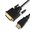  Кабель Gembird HDMI-DVI 4.5м, 19M/19M, single link, черный, позол.разъемы, экран (CC-HDMI-DVI-15) 