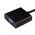  Кабель-адаптер Orient C050, HDMI M - VGA 15F, для подкл.монитора/проектора к выходу HDMI, длина 0.2 метра 