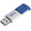  USB-флешка Netac U182 (NT03U182N-512G-30BL) 512Gb, USB3.0, сдвижной корпус, пластиковая бело-синяя 