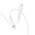  Дата-кабель HOCO X97 Crystal color silicone charging data cable Lightning (белый) 