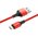  Дата-кабель BOROFONE BX54 Ultra bright micro 1м (красный) 