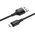  Дата-кабель BOROFONE BX54 Ultra bright micro 1м (чёрный) 