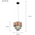  Люстра HIPER (H171-0) 6E1440Вт AB/black 