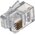  Коннектор LANMASTER (TWT-PL11-4P4C/100) телефонный RJ11, 4P4C, 100 шт. 