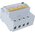  Выключатель IEK MAD10-4-032-C-030 автом. дифф. тока АД14 32A тип C 4.5kA 30мА AC 4П 400В 5мод белый (упак. 1шт) 
