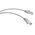  Патч-корд Cabeus (PC-UTP-RJ45-Cat.5e-1m-LSZH) U/UTP, категория 5е, 2xRJ45/8p8c, неэкранированный, серый, LSZH, 1м 