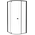  Душеовй уголок RAVAK PSKK3-90 черный 37677300Z1 