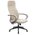  Кресло Бюрократ CH-608Fabric-Beige для руководителя песочный Light-21 крестов. пластик 