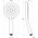  Ручной душ Ravak Flat XXL 961.00 (X07P344) 