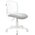  Кресло Бюрократ CH-W296NX/LG/Twist детское светло-серый TW-02 Twist сетка/ткань крестов. пластик пластик белый 
