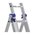  Лестница Alumet H3 5313 алюминиевая трехсекционная 3*13 