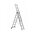 Лестница Alumet H3 5307 алюминиевая трехсекционная 3*7 