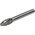  Борфреза твердосплавная Практика тип H эллипсовидная (644-528) 8 х 20 мм, хвостовик 6 мм 