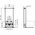  Инсталляция для биде Ideal Standard Prosys R016267 