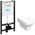  Унитаз подвесной с инсталляцией Roca Dama Senso Pack 893104680 +Slim сиденье дюропласт 