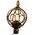  Светильник садово-парковый FERON 11365 PL3804 круглый на постамент 60W 230V E27, черное золото 