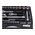  Набор инструмента Force 4941R 1/4, 1/2, SL 94 предмета 