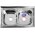  Мойка Mixline 530528 50х80 0,6 выпуск 3 1/2 18см 2-х чаши с сифоном 