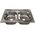  Мойка Mixline 530528 50х80 0,6 выпуск 3 1/2 18см 2-х чаши с сифоном 