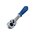  Ключ трещотка KING TONY 2771-55G 1/4", 134 мм, 24 зубца, флажковая с кнопкой, фиксатор 