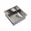  Мойка Mixline Pro 548564 подст.монтаж 45x42 с сифоном сатин 