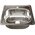  Мойка врезная Mixline 528187 48х48 0,6 выпуск 3 1/2 16см с сифоном 