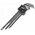  Набор ключей шестигранных JTC 3506 1/16"-3/8" удлиненных с шаром 9 предметов 