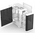  Корпус ZALMAN M4 White, MATX, White, Window, 1xCombo (3.5'' or 2.5''), 1x3.5", 2x2.5", 1xUSB2.0, 2xUSB3.0, Front 3x120mm ARGB, Rear 1x120mm ARGB 