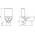  Унитаз-компакт Cersanit Parva Clip up 455893 S-KO-PA011-3/6-COn-DL-w 