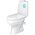  Унитазы-компакт Gesso W 101 Home De Luxe 9012356 с 1 уровневой арматурой 