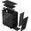  Корпус Fractal Design Meshify 2 Compact Black - TG / ATX, TG / 2x140mm & 1x120mm fans inc. / FD-C-MES2C-03 