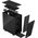  Корпус Fractal Design Meshify 2 Compact Black - DARK TG / ATX, TG / 2x140mm & 1x120mm fans inc. / FD-C-MES2C-02 
