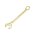 Ключ комбинированный REXANT 12-5815-2 24мм, желтый цинк 